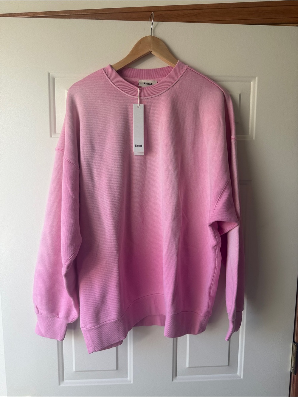 Elwood organic cotton sweatshirt pink large